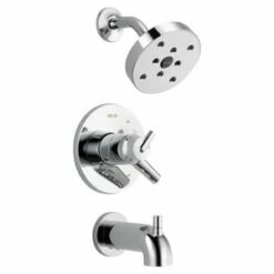 Best reviews of 🎁 Delta Faucet Trinsic® Single Handle Single Function Bathtub & Shower Faucet in Polished Chrome (Trim Only) 🧨