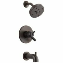 Best Pirce 🔔 Delta Faucet Trinsic® Single Handle Single Function Bathtub & Shower Faucet in Venetian Bronze (Trim Only) 👏