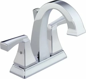 Discount 🔔 Delta Faucet Dryden™ Two Handle Centerset Bathroom Sink Faucet with Pop-Up Drain Assembly in Polished Chrome 😀