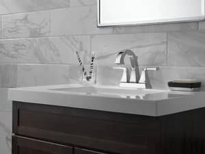 Discount 🔔 Delta Faucet Dryden™ Two Handle Centerset Bathroom Sink Faucet with Pop-Up Drain Assembly in Polished Chrome 😀 - Image 3