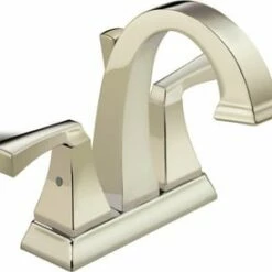 New 🤩 Delta Faucet Dryden™ Two Handle Centerset Bathroom Sink Faucet in Brilliance Polished Nickel 🌟