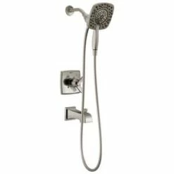 Cheapest 🔥 Delta Faucet Ashlyn® Single Handle Multi Function Bathtub & Shower Faucet in Brilliance® Stainless (Trim Only) 🔔