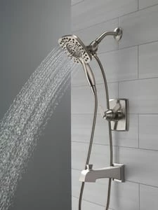 Cheapest 🔥 Delta Faucet Ashlyn® Single Handle Multi Function Bathtub & Shower Faucet in Brilliance® Stainless (Trim Only) 🔔 - Image 2