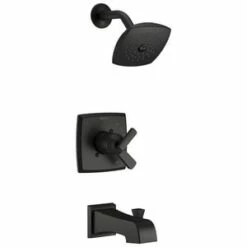 Wholesale ⌛ Delta Faucet Ashlyn® Single Handle Multi Function Bathtub & Shower Faucet in Matte Black Trim Only 🎉
