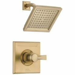 Cheapest 👍 Delta Faucet Dryden™ Single Handle Single Function Shower Faucet in Brilliance® Champagne Bronze (Trim Only) 👍
