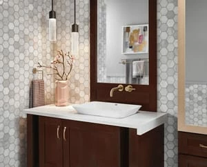 Wholesale ❤️ Delta Faucet Trinsic® Single Handle Wall Mount Bathroom Sink Faucet in Venetian Bronze 👏 - Image 2