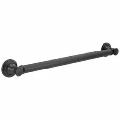 Flash Sale ⌛ Delta Faucet Traditional 24 in. Grab Bar in Matte Black ⭐