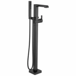 Cheap 🎁 Delta Faucet Ara® Single Handle Lever Floor Mount Filler in Matte Black 🔥
