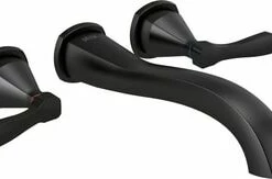 Wholesale 🥰 Delta Faucet Stryke® Two Handle Wall Mount Filler in Matte Black (Trim Only) 😀