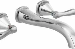 Discount ✨ Delta Faucet Stryke® Two Handle Wall Mount Filler in Polished Chrome (Trim Only) 🥰