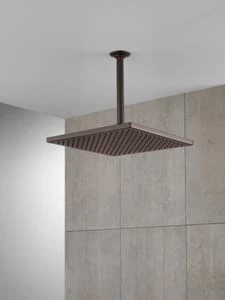 Outlet 💯 Delta Faucet Universal Showering Single Function Rain Showerhead in Matte Black 👏 - Image 4