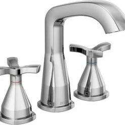 Buy 😀 Delta Faucet Stryke® Two Handle Widespread Bathroom Sink Faucet in Polished Chrome 🤩