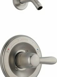 Promo 🌟 Delta Faucet Lahara® Single Handle Shower Faucet in Brilliance® Stainless (Trim Only) 🎉