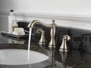 Wholesale 😍 Delta Faucet Cassidy™ Two Handle Widespread Bathroom Sink Faucet with Pop-Up Drain Assembly in Stainless (Handles Sold Separately) ⌛ - Image 2