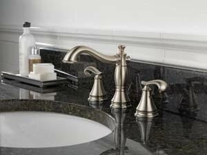 Wholesale 😍 Delta Faucet Cassidy™ Two Handle Widespread Bathroom Sink Faucet with Pop-Up Drain Assembly in Stainless (Handles Sold Separately) ⌛ - Image 3