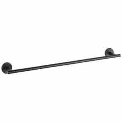 Discount 😍 Delta Faucet Trinsic® 24 in. Towel Bar in Matte Black 🔥