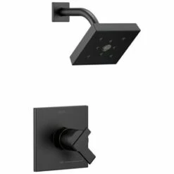 Cheap ⭐ Delta Faucet Ara® Single Handle Single Function Shower Faucet in Matte Black (Trim Only) 🎁