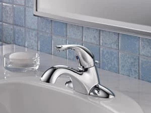 Promo 🌟 Delta Faucet Commercial Single Handle Centerset Bathroom Sink Faucet in Polished Chrome 👏 - Image 2