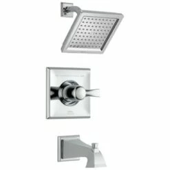 Flash Sale 🥰 Delta Faucet Dryden™ Single Handle Single Function Bathtub & Shower Faucet in Polished Chrome (Trim Only) 🌟