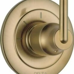 Buy 💯 Delta Faucet Trinsic® Three Function Diverter Valve Trim Less Rough-In Valve in Champagne Bronze - Two Independent Positions, One Shared Position 👏