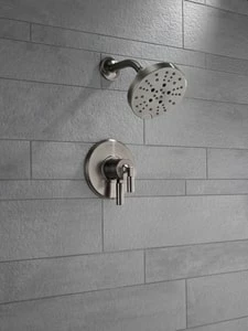 Deals 👏 Delta Faucet Bowery™ Monitor 17 Series 5-function Shower Faucet in Polished Nickel 👍 - Image 6