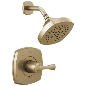 Wholesale 🥰 Delta Faucet Stryke® Single Handle Multi Function Shower Faucet in Brilliance® Champagne Bronze (Trim Only) 🥰