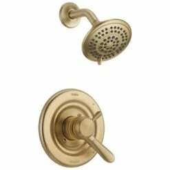 Best reviews of ⭐ Delta Faucet Lahara® Monitor 17 Series Dual Function Pressure Balanced Shower Only Trim in Champagne Bronze 😉