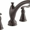 Best Sale ⭐ Delta Faucet Linden™ Two Handle Roman Tub Faucet in Venetian Bronze Trim Only ✔️