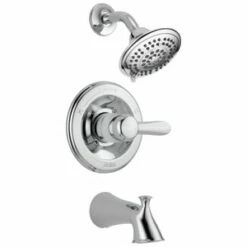 Coupon 😍 Delta Faucet Lahara® Single Handle Multi Function Bathtub & Shower Faucet in Polished Chrome (Trim Only) 👍