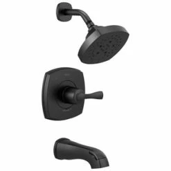 Brand new 😀 Delta Faucet Stryke® Single Handle Multi Function Bathtub & Shower Faucet in Matte Black (Trim Only) 😍
