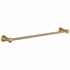 Budget 🤩 Delta Faucet Lahara™ 24 in. Towel Bar in Champagne Bronze 🤩