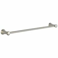 Outlet 👏 Delta Faucet Lahara™ 24 in. Towel Bar in Stainless 💯