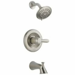 Coupon 👏 Delta Faucet Lahara® Single Handle Multi Function Bathtub & Shower Faucet in Brilliance® Stainless (Trim Only) 👏