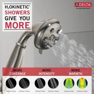 Buy 🌟 Delta Faucet Universal Multi Function Hand Shower in Brilliance® Stainless 🎉 - Image 6