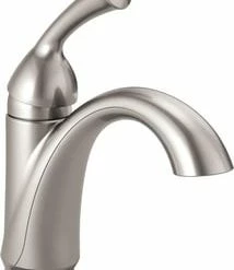 Outlet 🥰 Delta Faucet Haywood™ Single Handle Centerset Bathroom Sink Faucet in Brilliance® Stainless ⌛