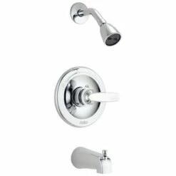 Deals ⌛ Delta Faucet Foundations® Single Handle Single Function Bathtub & Shower Faucet in Polished Chrome (Trim Only) ✨