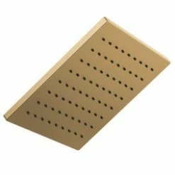 Hot Sale 🥰 Delta Faucet Single Function Rain Showerhead in Brilliance® Champagne Bronze ❤️