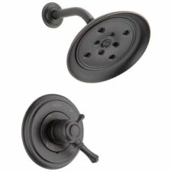 Best reviews of 💯 Delta Faucet Cassidy™ Two Handle Single Function Shower Faucet in Venetian Bronze (Trim Only) 🔔