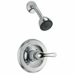 Outlet ⌛ Delta Faucet Classic Monitor 13 Series Single Function Pressure Balanced Shower in Chrome (Trim Only) 🤩