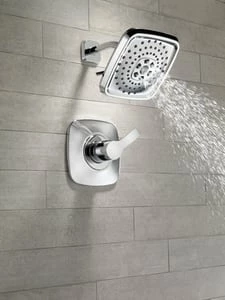 Best Sale 👍 Delta Faucet Tesla® Single Handle Multi Function Shower Faucet in Chrome (Trim Only) 🤩 - Image 2