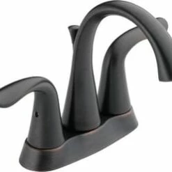 Cheap 🔔 Delta Faucet Lahara® Two Handle Centerset Bathroom Sink Faucet in Venetian Bronze 😉