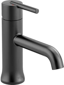 Budget ❤️ Delta Faucet Trinsic® Single Handle Monoblock Bathroom Sink Faucet in Matte Black 🛒