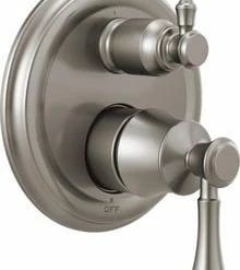 Wholesale 🎉 Delta Faucet Monitor® 14 Series Two Handle Multi Function Bathtub & Shower Faucet in Brilliance® Stainless Trim Only 🔔