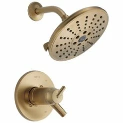 Top 10 😉 Delta Faucet Trinsic® Thermostatic Shower Trim with Double Lever Handle in Champagne Bronze 🎉