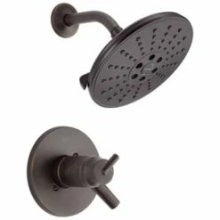 New ⭐ Delta Faucet Trinsic® Thermostatic Shower Trim with Double Lever Handle in Venetian Bronze ✨