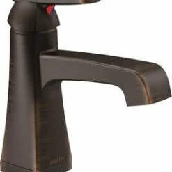 Deals 🤩 Delta Faucet Ashlyn® Single Handle Centerset Bathroom Sink Faucet with Pop-Up Drain Assembly in Venetian Bronze 😍