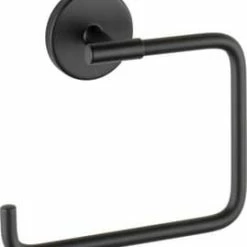 Coupon ✨ Delta Faucet Trinsic® Rectangular Open Towel Ring in Matte Black 🤩