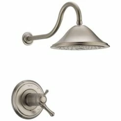 Best deal ❤️ Delta Faucet Cassidy™ Series Single Handle Single Function Shower Faucet in Brilliance® Stainless (Trim Only) 👍