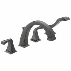Promo 🛒 Delta Faucet Dryden™ Two Handle Roman Tub Faucet in Venetian Bronze Trim Only 🛒