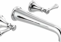 Brand new 😉 Delta Faucet Cassidy™ Two Handle Wall Mount Filler in Chrome Trim Only 💯